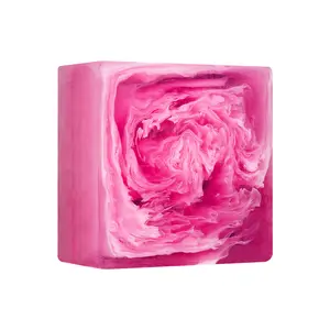 صابون يدوي الصنع بالزيوت الأساسية من سلسلة Rose بالجملة للترطيب والتحكم في الزيوت صابون تنظيف عميق للرجال والنساء