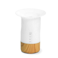 Diffuseur d'aromathérapie portable pour bureau, mini humidificateur USB silencieux, nouveau produit transfrontalier, humidificateur de voiture coloré à grain de bois
