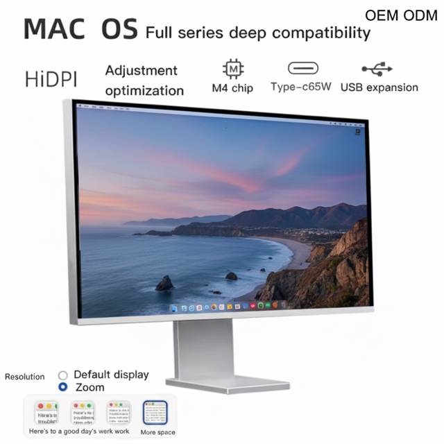 24 Inch 4K IPS PC Touch Monitor 60Hz 1200:1 High Contrast Ratio 99% SRGB Wide Gamut HDR Desktop Monitor with VESA Bracket
