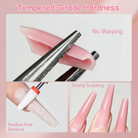 UR SUGAR 15ml Gel d'extension rose laiteux à texture lisse OEM, Gel de construction fortifiant pour le renforcement des ongles