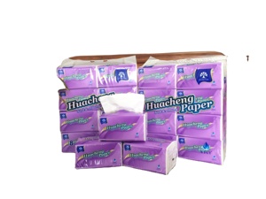Venta al por mayor 4Ply Portable Virgin Pulp Box pañuelos faciales para uso doméstico Dropshipping disponible - Product Image 5