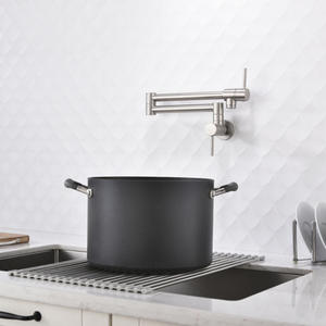 Usine personnalisée AmazonS Meilleure vente en laiton plié et laiton robinet de cuisine remplissage de pot avec poignée solide en laiton antique - Product Image 5