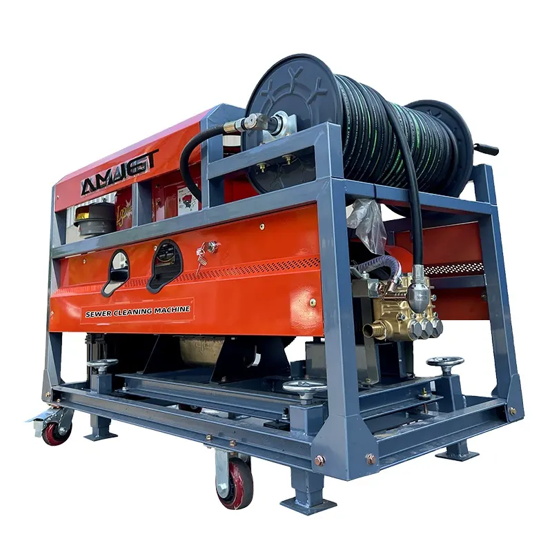 200bar-95LPM alta pressão diesel esgoto limpeza tubo drenagem limpeza limpeza máquina esgoto injetor esgoto limpeza máquina