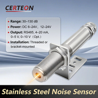 Capteur de bruit industriel RS485 30-130dB en acier inoxydable avec sortie 4-20mA pour surveillance sonore