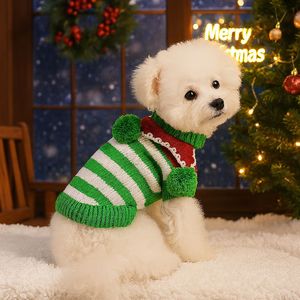 Vêtements décontractés pour animaux de compagnie, chiots et chatons, pour Halloween, automne/hiver 2025, pulls de Noël colorés - Product Image 2