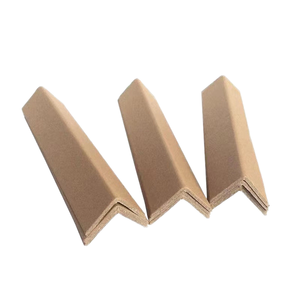 Planches d'<span class=keywords><strong>angle</strong></span> en bois ondulé brun Yalanpack, protecteurs de bord de palette en papier kraft avec bord angulaire en papier pour palettes - Product Image 1