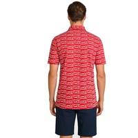 Camiseta Polo de Golf Personalizada con Logotipo, de Lujo, Alta Calidad, Poliéster y Spandex, Secado Rápido, Corte Ajustado, Antiarrugas, Tela Ice Silk para Hombre