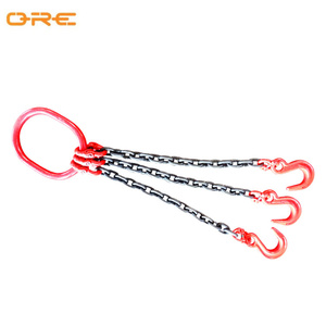 Aanpasbare Vierpoot Heavy Duty G80 Hijskettingsling 8Mm Kwaliteitsborging Staal Mangaan Roestvrijstalen Ijzeren Effen Afwerking - Product Image 3