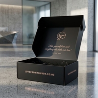 Boîte cadeau de luxe avec logo personnalisé, boîte en carton noir, emballage rigide magnétique, vente en gros pour bijoux, montres, cosmétiques