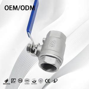 Thép không gỉ Float van 304 2PC NPT nữ ren kết thúc Van công nghiệp hai mảnh đầy đủ khoan van bi cơ giới - Product Image 4