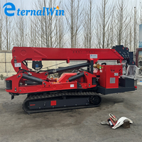Mini grue sur chenilles grue araignée avec petites grues télescopiques hydrauliques pour espace étroit