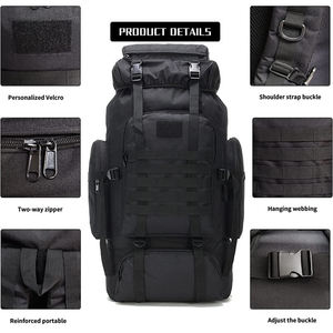 <span class=keywords><strong>Sac</strong></span> à dos de randonnée personnalisé <span class=keywords><strong>70L</strong></span> étanche pour voyage, camping, stockage <span class=keywords><strong>sac</strong></span> à dos en polyester <span class=keywords><strong>sac</strong></span> à dos d'escalade sacs de sport en plein air - Product Image 5