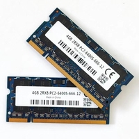 Mémoire RAM d'ordinateur portable pas chère DDR2 DDR3 DDR4 2 Go 4 Go 8 Go 16 Go Mémoire originale pour ordinateur