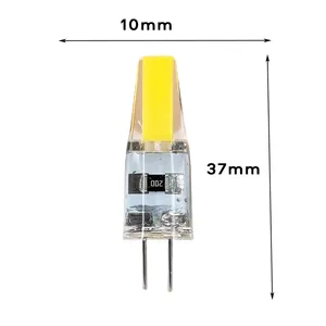 10 cái/gói Dimmable Mini G4 LED <span class=keywords><strong>COB</strong></span> đèn 6W bóng đèn AC DC 12V 220V nến đèn thay thế 30W <span class=keywords><strong>40W</strong></span> halogen cho đèn chùm Spotlight - Product Image 4