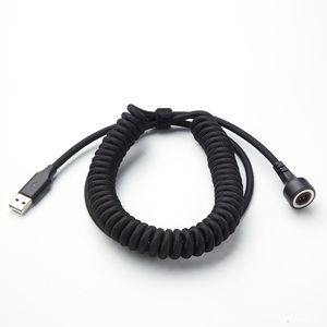 Cavo <span class=keywords><strong>USB</strong></span> Magnetico con Connettore Pogo Pin, <span class=keywords><strong>USB</strong></span> Tipo <span class=keywords><strong>C</strong></span>, USBC, Tipo-<span class=keywords><strong>C</strong></span>, Personalizzabile, Forte Magnete N52, Cavo a Spirale, Cavo a Molla, Cavo Avvolto - Product Image 3