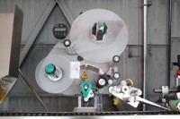 Etiquetadora Automática de Ampollas SKILT, Etiquetadora Horizontal Automática para Tubos de Metal y Vidrio, Aplicador de Etiquetas con Alimentador e Impresora
