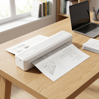 Imprimante thermique portable K802 A4 Bluetooth Type-C USB sans encre pour les voyages d'affaires et le bureau