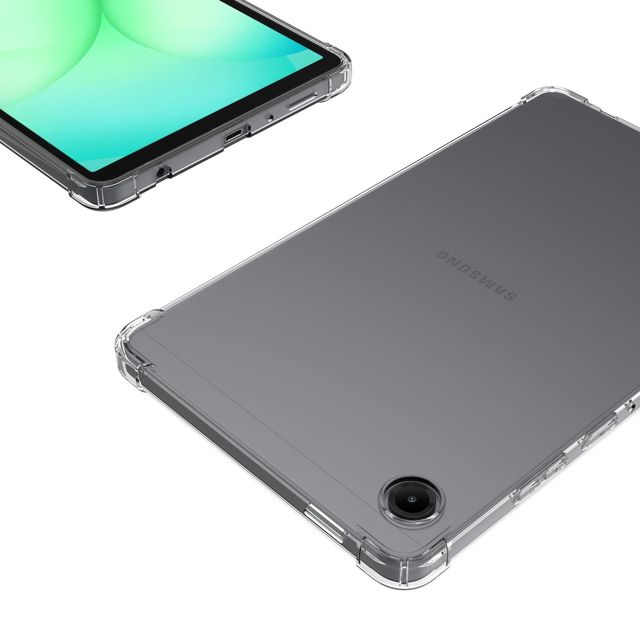 For Samsung Tab S11/S10 FE/S9/S8/S7/S6 Lite Clear TPU Shockproof Case Tab A11/A11+/A9/A8/A7 Transparent Tablet Covers Cases