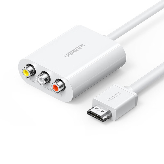 UGREEN HD-MI to AV Converter 1080P AV to HD-MI Adapter Video Audio Converter