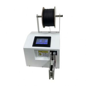 เครื่องผูกแบบกึ่งอัตโนมัติ <span class=keywords><strong>3Q</strong></span> สำหรับการผลิตสายเคเบิล ผูกขนมปัง ดอกไม้ ของขวัญ ด้วยสายรัดโลหะ - Product Image 3