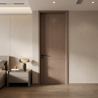 Porte moderne de haute qualité en PVC WPC fini, résistante aux termites et à l'humidité, pour chambre, cuisine, appartement et villa