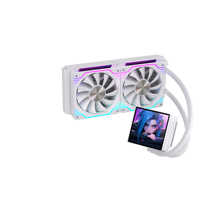 Refroidisseur de processeur AIO ARGB pour PC, refroidissement liquide pour PC de jeu, affichage numérique segmenté 240 mm, vente chaude 2026
