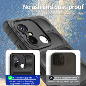 Ốp Điện Thoại Di Động Mờ Nhựa PC TPU Mềm Silicon Chống Sốc Sang Trọng Cho Xiaomi Redmi 12C 11A Note 12 Pro Plus Poco X5 - Product Image 3