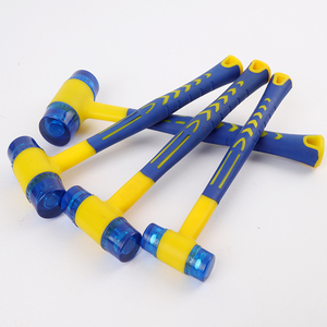 Martillo <span class=keywords><strong>de</strong></span> <span class=keywords><strong>Goma</strong></span> <span class=keywords><strong>de</strong></span> Doble Cabeza con Cabezas Azules Reemplazables y Empuñadura Ergonómica Antideslizante - Product Image 5