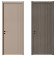 Portes intérieures en PVC avec âme en MDF et cadre, style minimaliste, ignifuges, tailles personnalisables – Offre Spéciale