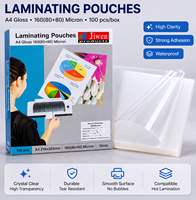 Feuilles de plastification A4 125 microns 5 mil brillantes résistantes aux rayures Film de plastification PET+EVA