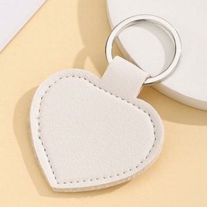 Vintage Custom Fashion Design <b>Key</b> <b>Holder</b> Genuine Circle Metal Zinc Alloy <b>Key</b> Ring Gift PU Leather Keychain - Product Image 3