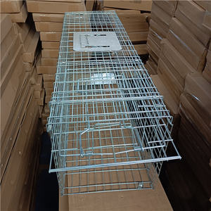 Armadillos Groundhogs Muskrats Nutria Zarigüeyas Mapaches Skunk Animal Trampa Valla de metal Jaula - Product Image 4