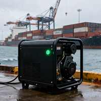 Groupe électrogène diesel portable industriel extérieur 3kW 5kW 6.5kW 8kW 10kW 3000 tr/min monophasé/triphasé protection IP54 24V-1140V