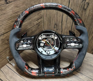 <span class=keywords><strong>Volant</strong></span> de course personnalisé GZYLC pour <span class=keywords><strong>Mercedes</strong></span> Benz Classe <span class=keywords><strong>SLK</strong></span> <span class=keywords><strong>R171</strong></span> R172 SLK200 SLK350 - Product Image 1