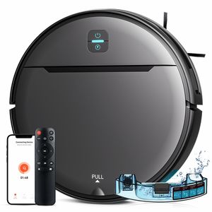 Robotic Vacuum Cleaner 0.6-1L 1500-1999Pa Gyroscope Navigation Wifi App Control For Home Use - Product Image 1