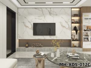 עיצוב סגנון מודרני חדש wpc מעוטר קיר לוח טלוויזיה רקע לוח קיר עבור סלון שיש גרגר טלוויזיה רקע - Product Image 3