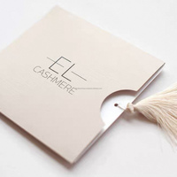 Ensemble de cartes de mariage vintage personnalisées, découpées, avec pompon, RSVP, menu, papier personnalisé, impression sur carton, impression vanille