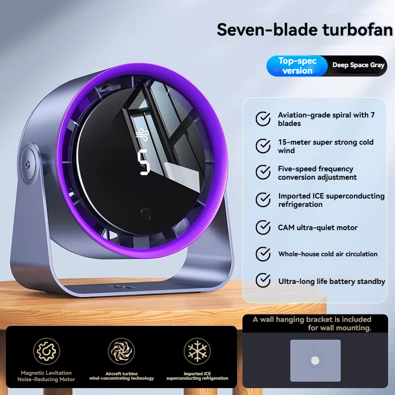 Gris espacial profundo de 6 pulgadas, motor de turbina, silencioso, batería de larga duración