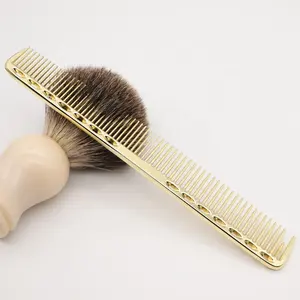 Grosir Sisir Rambut Barber Lapis Aluminium Elektrik Kustom untuk Salon - Product Image 3