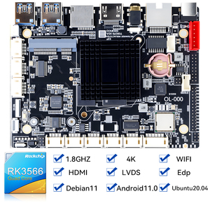 Carte Rockchip RK3566 Quad Core avec 64 Go de RAM, kit de développement pour affichage numérique industriel, OS disponible, 64 Go de RAM, numérique industriel - Product Image 2