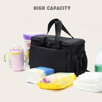 Sac de rangement de couches de voyage étanche personnalisé organisateur de poussette universel suspendu pour bébé