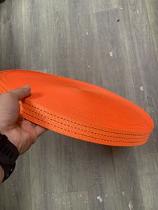 Sangle en polyester orange de 3,8 cm, sangle de fixation de cargaison robuste de 1,5 tonne, sangle de fixation industrielle haute résistance - Product Image 4