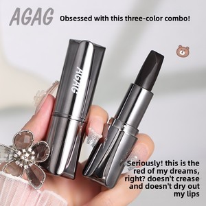 <span class=keywords><strong>AGAG</strong></span> Laughing City Labial Tres Tonos Hidratante Efecto Terciopelo Niebla Rica en Color Blanco Resistente al Agua, a la Decoloración y a las Líneas de Expresión, No se Transfiere - Product Image 3