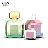 Nouveau design de bouteille de parfum de luxe en gros bouteille de parfum en verre unique 30ml 50ml 100ml vaporisateur de parfum vide en cristal