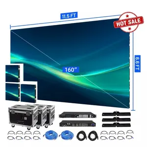 P2.91 P3.91 P4.81 Pantalla LED Video Wall 500x500 Die Casting Aluminum Portable Cabinet Indoor Outdoor Rental Led Screen Display