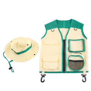 Kit de Explorador al Aire Libre para Niños, Conjunto de Chaleco y Sombrero, Disfraz de Safari, Ropa de Aventura, Juguete para Niños y Niñas - Product Image 3