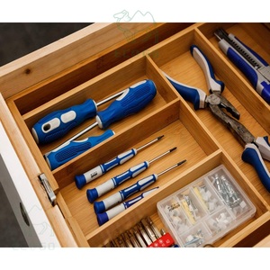 Wholesale Cutlery <strong>Organiser</strong> Professional <strong>Kitchen</strong> Spoon Holder With 7 Compartments Cutlery Tray in Drawer - Product Image 5
