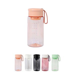 New Clear Water Custom Logo Transparent Green Color Pc <b>Plastic</b> Drink Bottle With Cap - Product Image 1