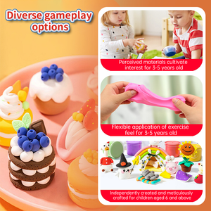 Argile Sèche <span class=keywords><strong>à</strong></span> l'Air Magique pour Enfant, Jouet <span class=keywords><strong>à</strong></span> <span class=keywords><strong>Modeler</strong></span> Sûr et Non Toxique, Studio d'Artiste Ultra Léger, 36 Couleurs - Product Image 5