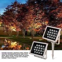 Baumbeleuchtung Landschaftsstrahler LED-Flutlichter mit Solarpanel Wasserdicht IP67 Aluminium Solar Fernbedienung Dimmbare Leuchten